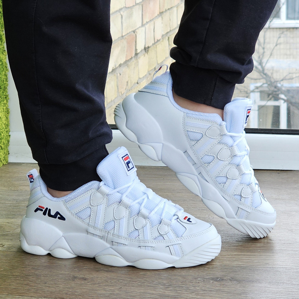 Кросівки FILA Білі Чоловічі Шкіряні Філа (розміри: 43,44,45) Відео Огляд Дніпро - фото 4