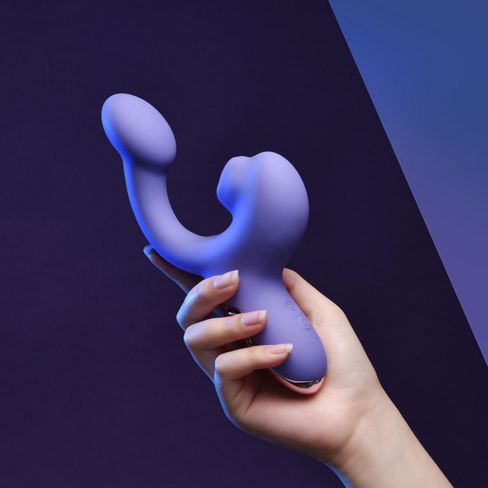 Смарт-вібратор Magic Motion Ponder Purple, подвійна стимуляція, віброяйце+язичок для клітора Sex Aura Київ - фото 7