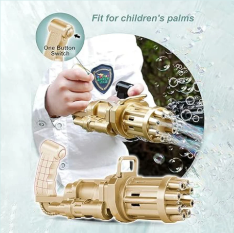 Генератор мильних бульбашок Bubble Gun Blaster "Кулемет" Bambi BB-04893 Вінниця - фото 5