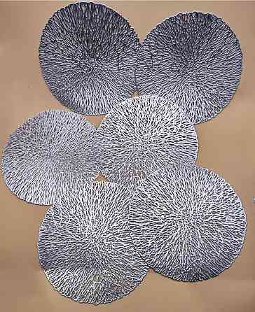 Підставки для чашок 6 шт Сріблястий Смела