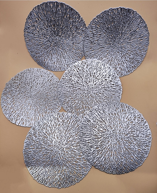 Підставки для чашок 6 шт Сріблястий Смела - изображение 2