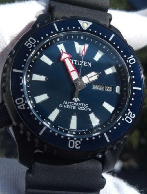 Японские механические(200м) дайверы Citizen NY0158-09L Сапфир РРЦ-$575 Киев - изображение 8