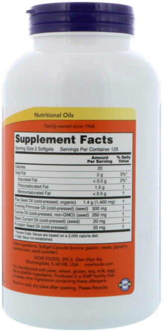 Омега 3-6-9 Now Foods Omega 3-6-9 250 капс Киев - изображение 2