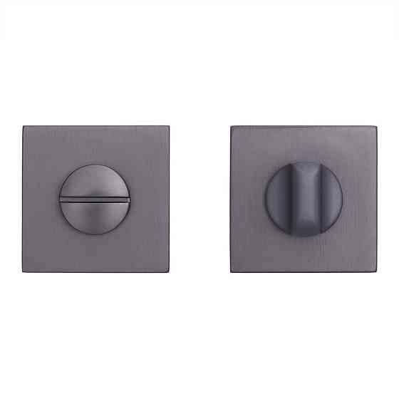 Сантехнічний фіксатор Gavrohe A3-WC MBN  (накладка на двері санвузла з поворотником) графіт Київ