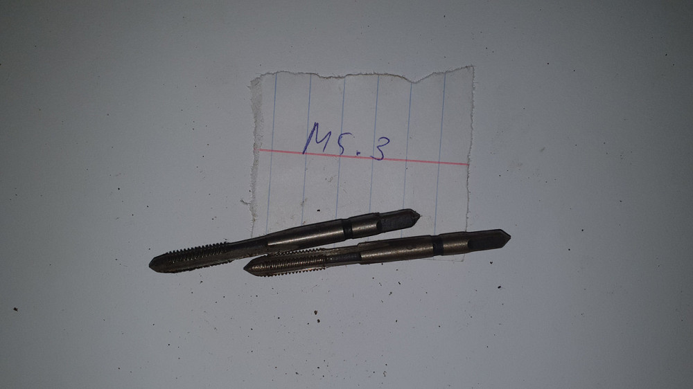 Метчики метрические машинно-ручные М5; М5.2; М5.3 (основной шаг 0.8). СССР. Харьков - изображение 3