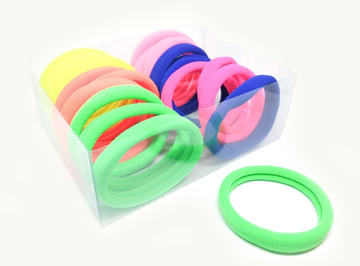 Гумки для волосся кольорові мікрофібра 20 шт Київ - фото 1