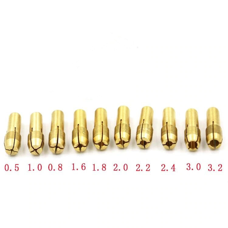 Набір цанг 10 шт / 0,5-3,2 мм / 4,3 мм електродриль гравер Dremel свердло міні мікро дриль Полтава - фото 1