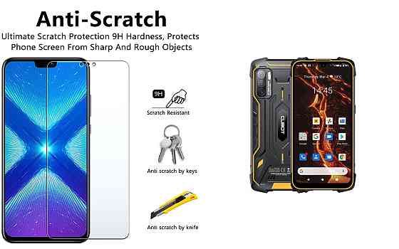 Захисне скло NeoGlass для Cubot KingKong 5, 5 Pro – надпрозоре та стійке Київ