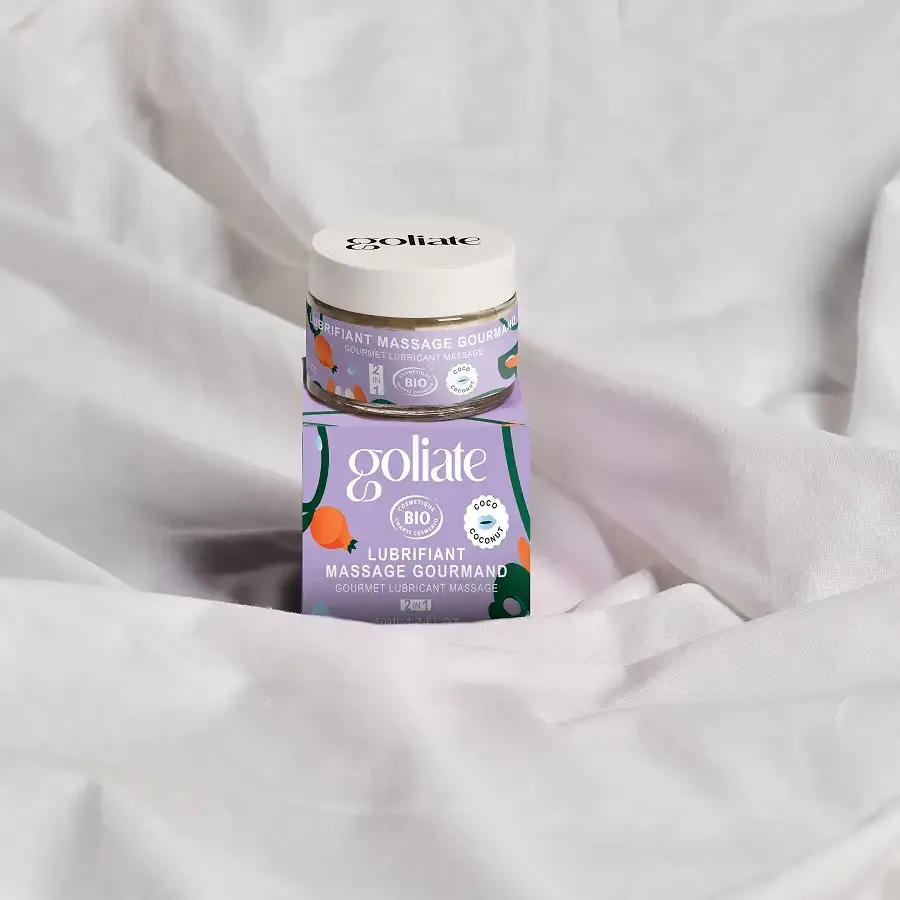 Масажна олія-лубрикант з ароматом та смаком кокоса Goliate Couple Gourmand Coco 50 мл Львов - изображение 2