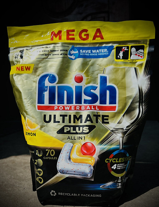 КАПСУЛИ ДЛЯ ПОСУДОМИЙНИХ МАШИН FINISH ULTIMATE PLUS ALL IN 1 ДЛЯ МИТТЯ ПОСУДУ 70 ШТ Львів - фото 1