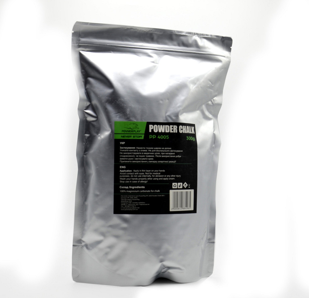 Магнезія спортивна суха PowerPlay PP_4005 Powder Chalk 300 г. Каменское - изображение 5