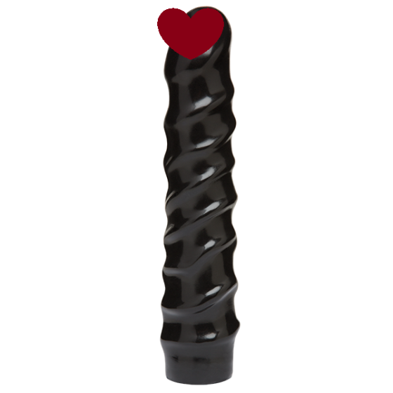 Дилдо Doc Johnson CodeBlack - 8 Inch Raging Vac-U-Lock со стимулирующим рельефом, диаметр 3,8см Sex Aura Киев