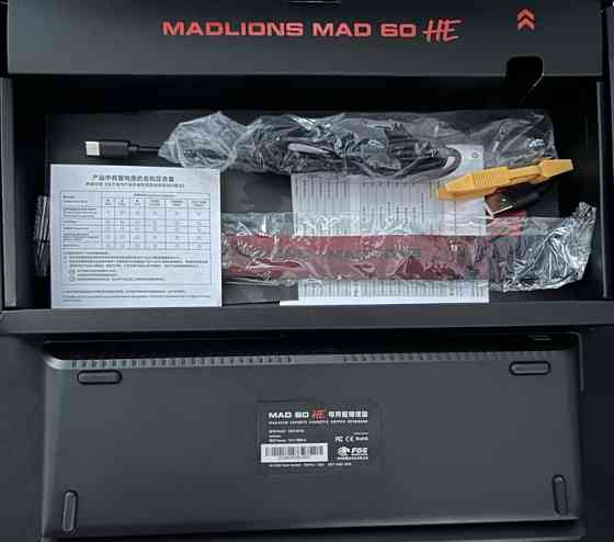 Магнітна Клавіатура MADLIONS MAD 60HE Black. Харків