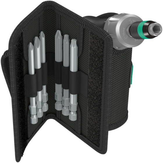 Кутова викрутка Wera магазин для біт в ручці PH/PZ/Torx (25мм)+подовжені біти PH/PZ/Torx (89мм), 05051031001 Одеса