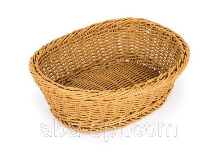 Кошик плетений овал 26 х 20 см (шт) Одеса - фото 1