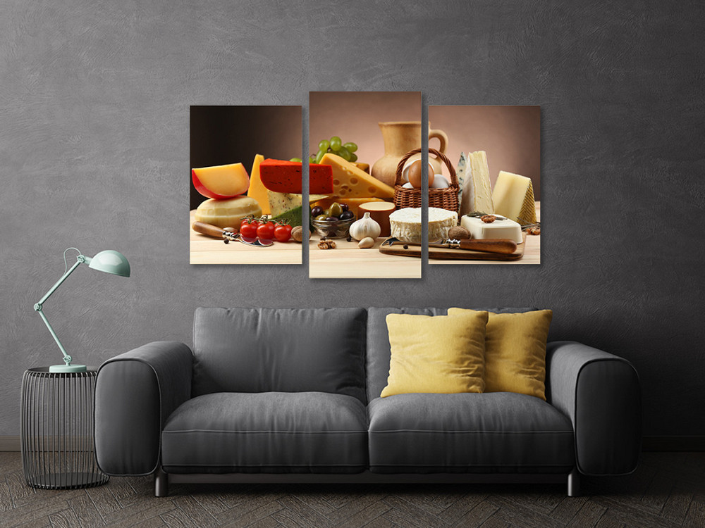 Модульная картина в гостиную / спальню  Сирне меню  Art-659_3 Киев - изображение 3