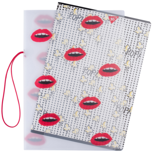 Зошит А4/48 кл. в пластиковій папці з малюнком 