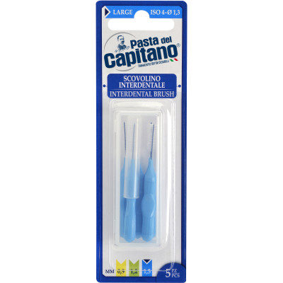 Щетки для межзубных промежутков Pasta del Capitano Interdental Brush Large 1.3 мм 5 шт. (8002140033926) Винница - изображение 1