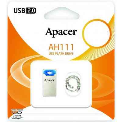 USB флеш накопитель Apacer 64GB AH111 Blue USB 2.0 (AP64GAH111U-1) Винница