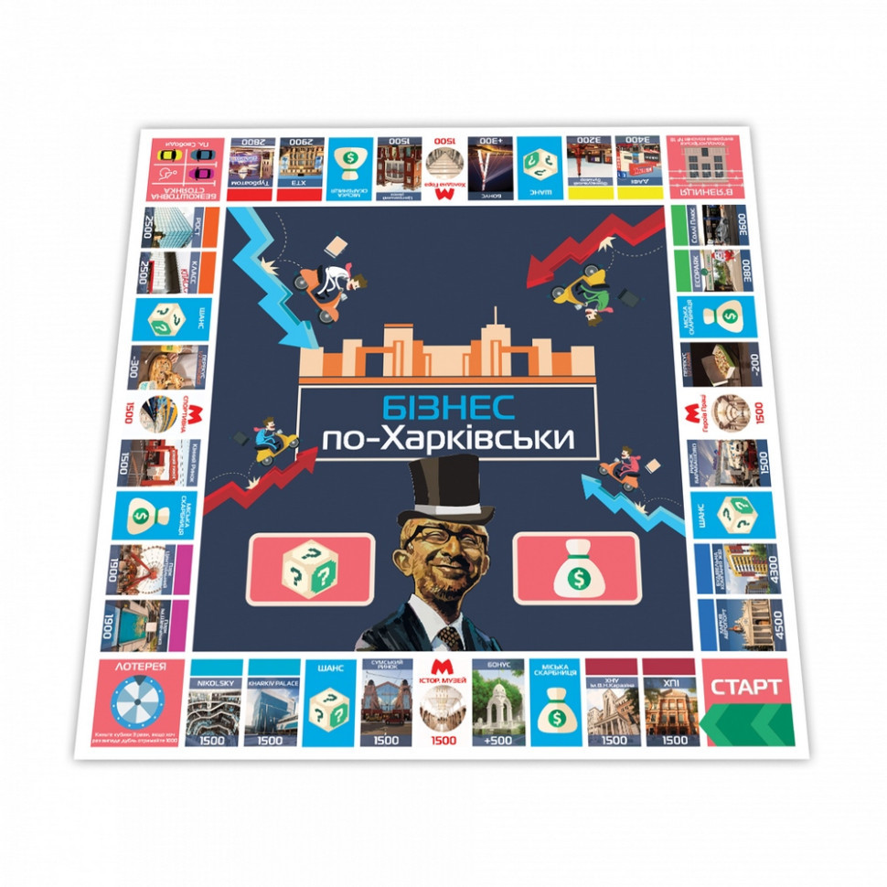 Настільна гра "Монополія Бізнес по-Харківськи" PLR-0027 Вінниця - фото 3