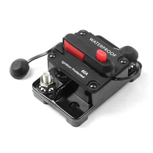 Предохранитель автоматический DC 12-48В 60А с ручным сбросом, IP67, тип А Винница