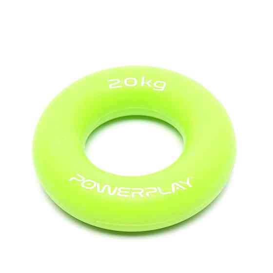 Еспандер кистьовий силіконовий PowerPlay PP-4324 Hand Grip Ring Medium 20 кг. Зелений Каменское
