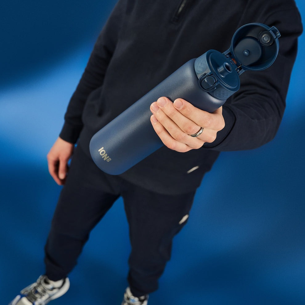 Пляшка для води металева вакуумна ION8 920 мл. Vacuum Insulated, Ash Navy Кам'янське - фото 3