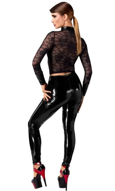 Легінси Noir Handmade F380 Dominae Skinslave PVC Leggins L Львов - изображение 8