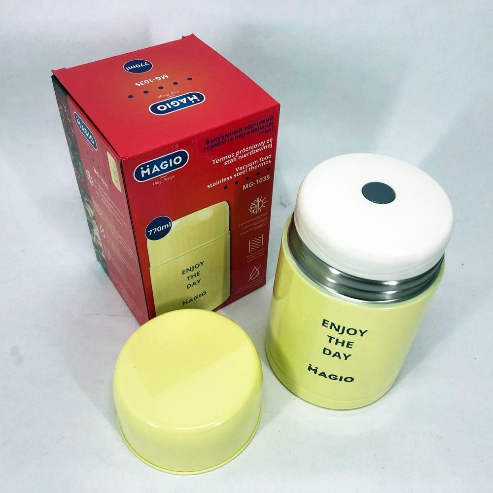Ланч бокс для школы Magio, Термо бокс тройной, Судок для еды Контейнеры еды на работу DX-58 Львов - изображение 5