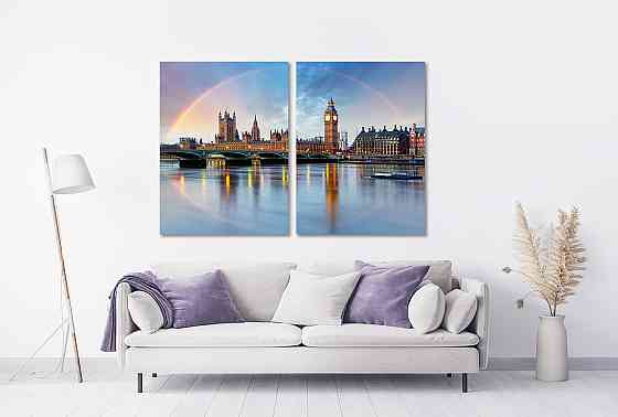 Модульна картина у вітальню/ спальню    Лондон      TLV-2_123 Київ