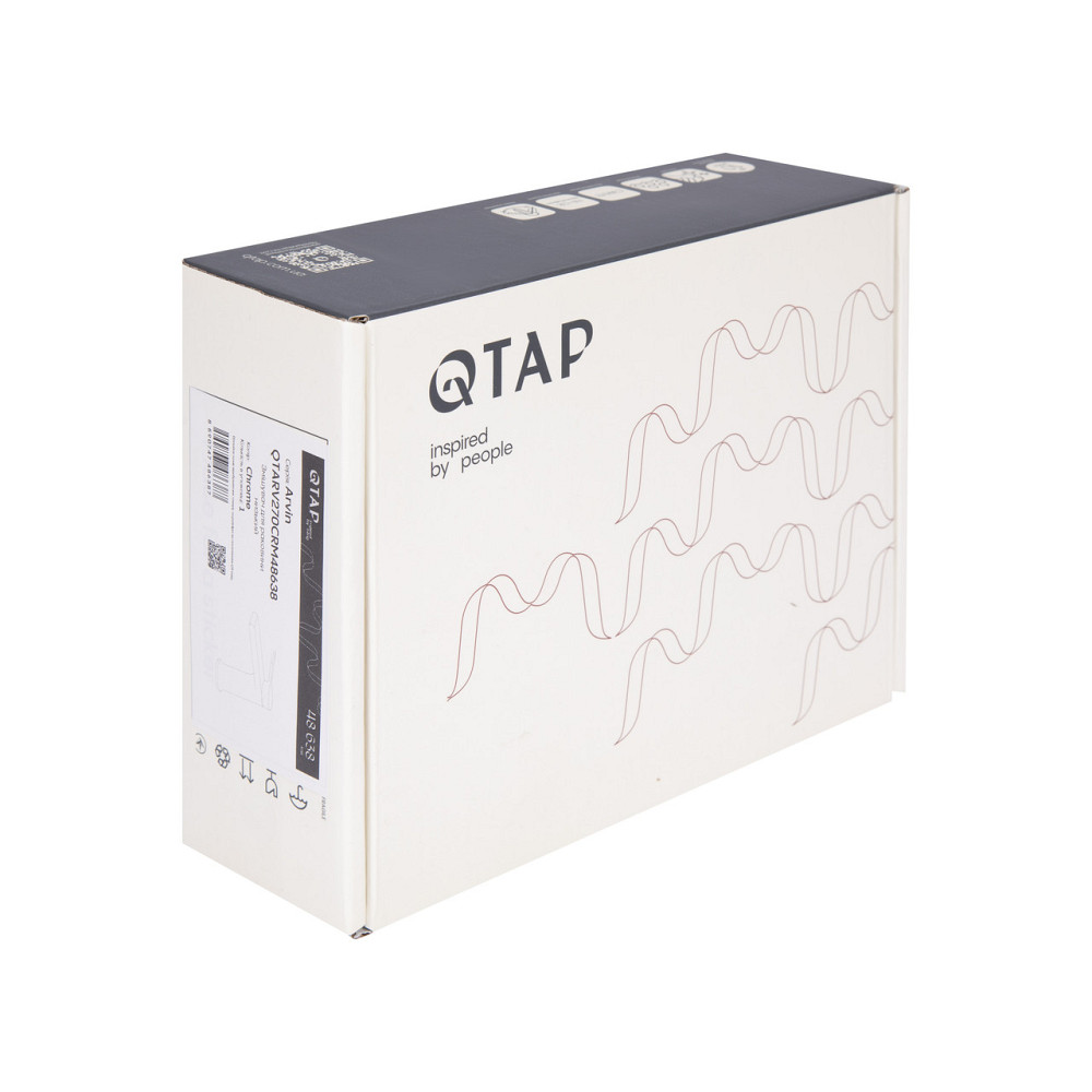 Змішувач для раковини низький Qtap Arvin QTARV270CRM48638 Chrome Київ - фото 8