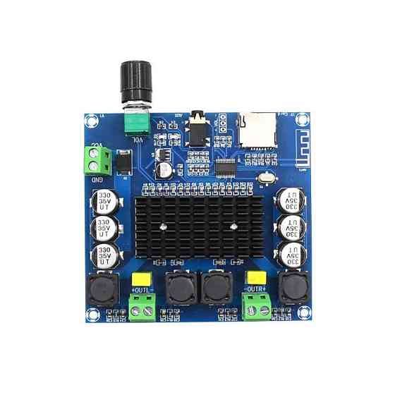 Стерео усилитель звука 2x100Вт с Bluetooth и MicroSD Киев