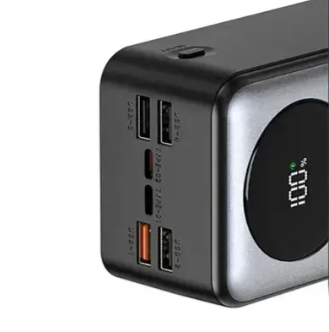 Повербанк KP KPG-402 40000 мА·год 22,5 Вт Power Bank швидка зарядка з LED дисплеєм чорний Одеса