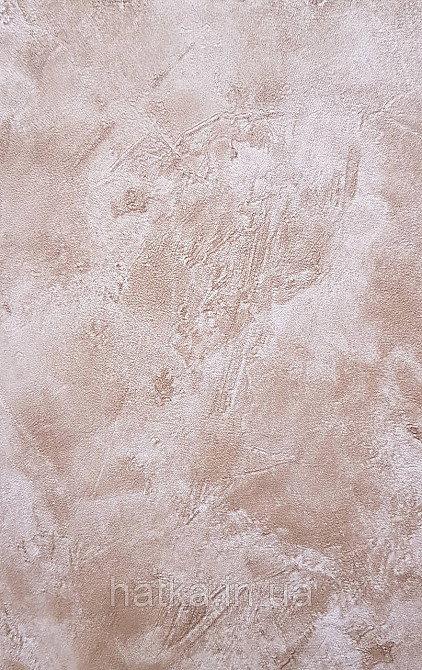 Обои виниловые на флизелине Caselio Patine 0.53х10 под штукатурку матовые темно коричневые Киев - изображение 1