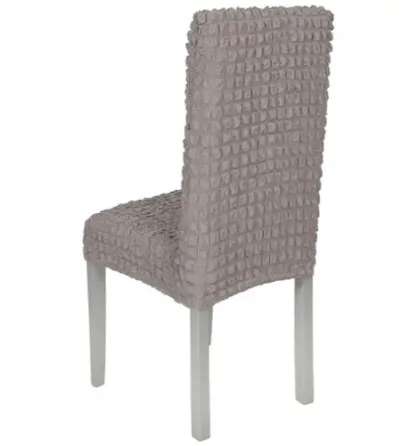 Комплект чехлов на стулья без оборки 6 штук (капучино) Коломыя