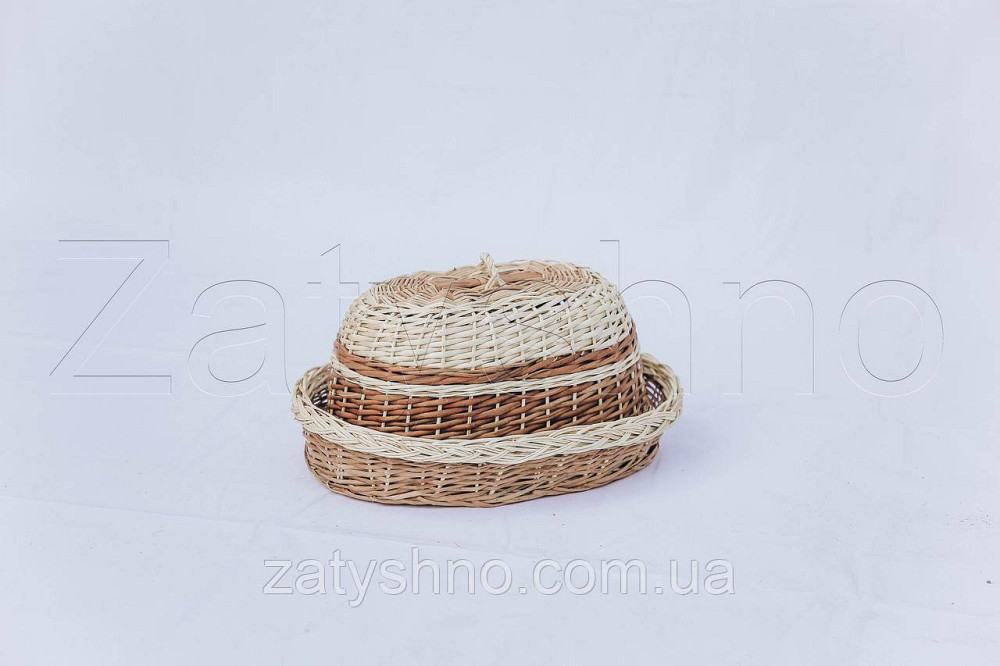 Хлебница плетеная из лозы | хлебница из лозы | хлебница с крышкой Киев - изображение 4