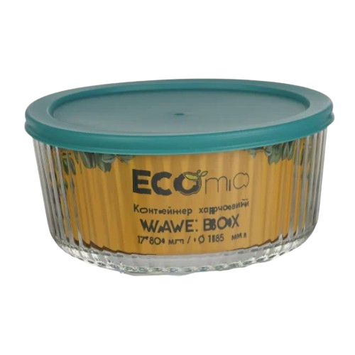 Контейнер для харчових продуктів 1780мл круглий Wave Box ECOMO Житомир - изображение 1