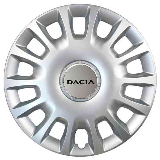 Автомобильные модельные колпаки R15 Dacia 307 4шт, SJS, серебряные Киев