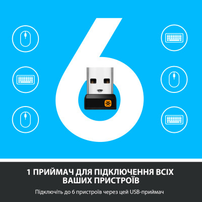 Мышка Logitech M325s Wireless Dark Silver (910-006812) Винница - изображение 9