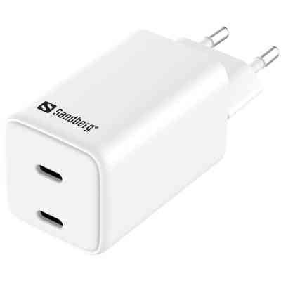 Зарядное устройство Sandberg 2xUSB 65W (2xUSB-C) Gan III (441-56) Винница