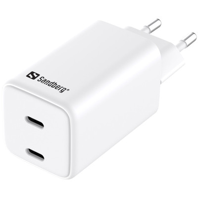Зарядное устройство Sandberg 2xUSB 65W (2xUSB-C) Gan III (441-56) Винница - изображение 1