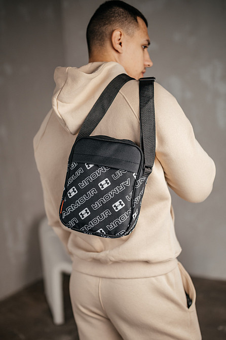 Барстека Nike, Чоловіча сумка через плече, Текстова барсетка на три відділення, Брендаова сумкаMasterSem Київ - фото 2