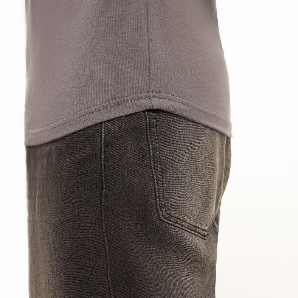 Темно-серый мужской лонгслив Pobedov Dune. Темная серая мужская кофта весна/осень Киев - изображение 6