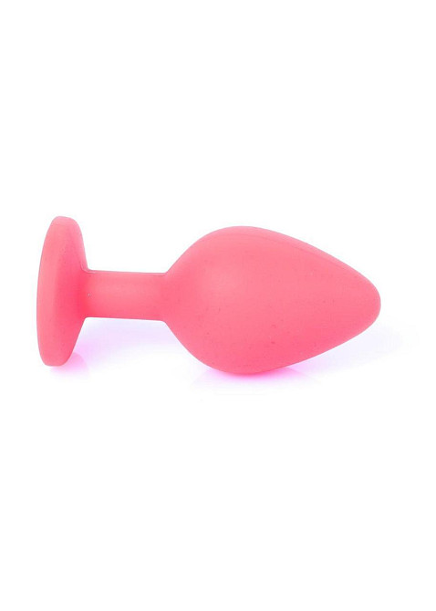 Анальна пробка - Jewellery Silicone Red Plug M Blue Sex Aura Київ - фото 6