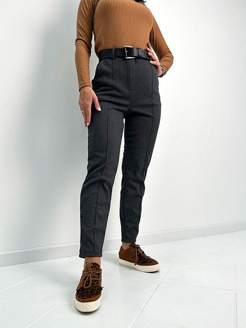 Теплі жіночі брюки "Decart" оптом | Норма | Розпродаж моделі Графіт, 46 Київ - фото 1