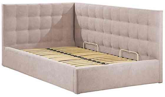 Ліжко Chester з боковою спинкою Comfort 180 x 200 см Rosto 13 З підйомним механізмом та нішою для білизни Мокко Київ