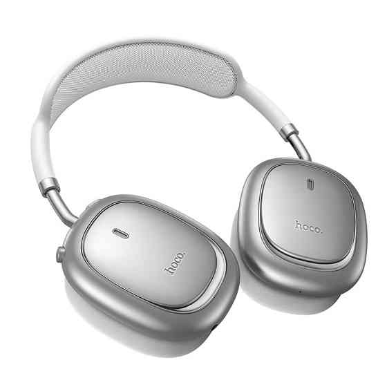 Бездротові накладні навушники HOCO W68 Calma ANC noise-canceling BT headphones(App) Silver Одеса