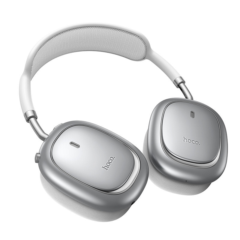 Бездротові накладні навушники HOCO W68 Calma ANC noise-canceling BT headphones(App) Silver Одеса - фото 3