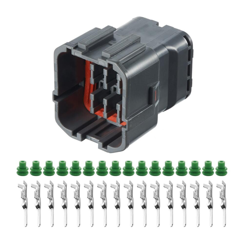 Роз'єм конектор 16-кон., 7222-7564-3 YAZAKI Корея універс., Моторний відсік, Hyundai, Kia 41345 Київ - фото 1