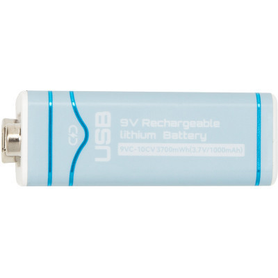 Аккумулятор Крона 9V USB Type-C 1000mah Li-ion Beston (9VC-10VC/AA620289) Винница - изображение 2